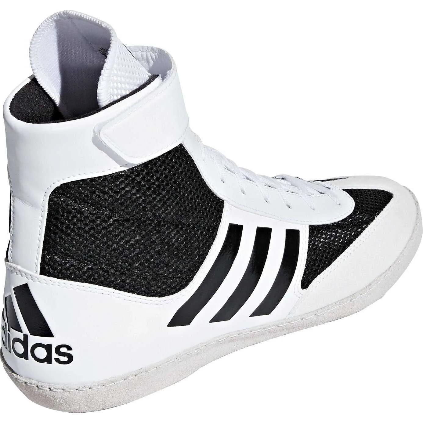 Adidas 223 adiZero Varner Wrestling Shoes - Black White Black