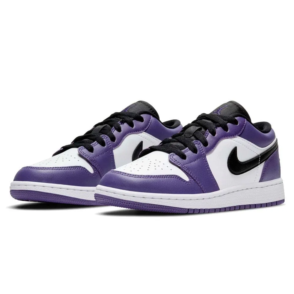 Air Jordan 1 Low GS "Court Purple White"