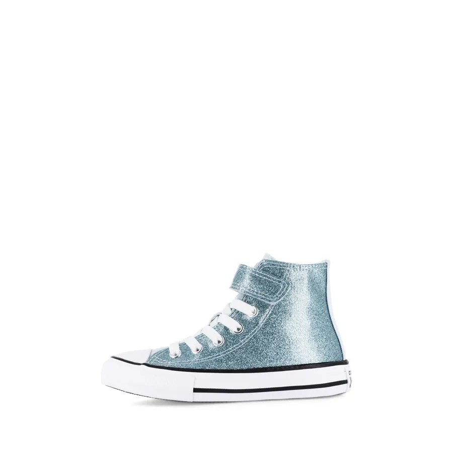 ALL STAR HI KIDS COATED GLITTER - WINTER SLAY/WHITE/BLACK