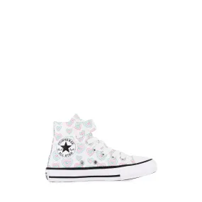 ALL STAR HI KIDS HEARTS EASY-ON - WHITE/OOPS PINK/WHITE