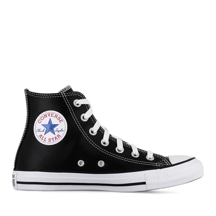 ALL STAR HI LEATHER - BLACK