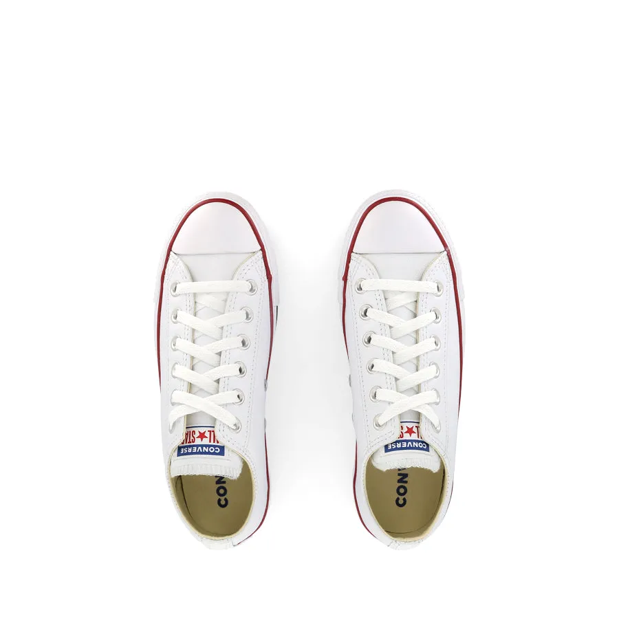 ALL STAR LOW LEATHER - WHITE