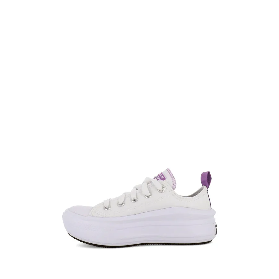 ALL STAR LOW MOVE KIDS - WHITE/PIXEL PURPLE/WHITE