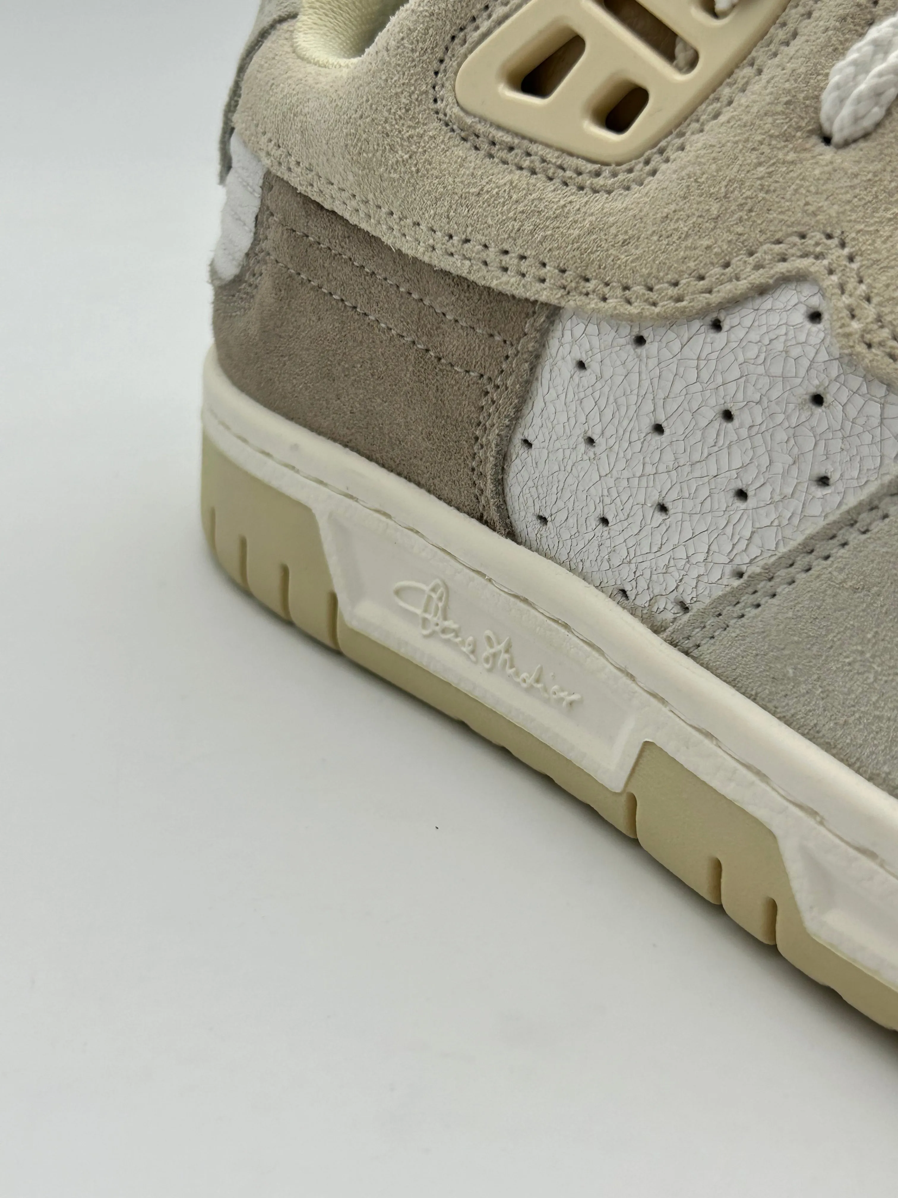 Beige Low Sneakers