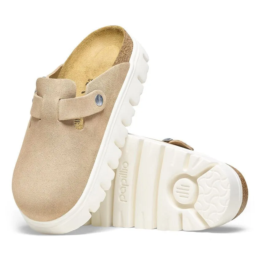 BIRKENSTOCK BOSTON CHUNKY WARM SAND - WOMENS