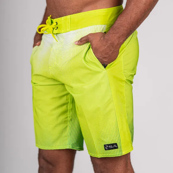 Board Shorts 2.0 | Waves | Lime Green