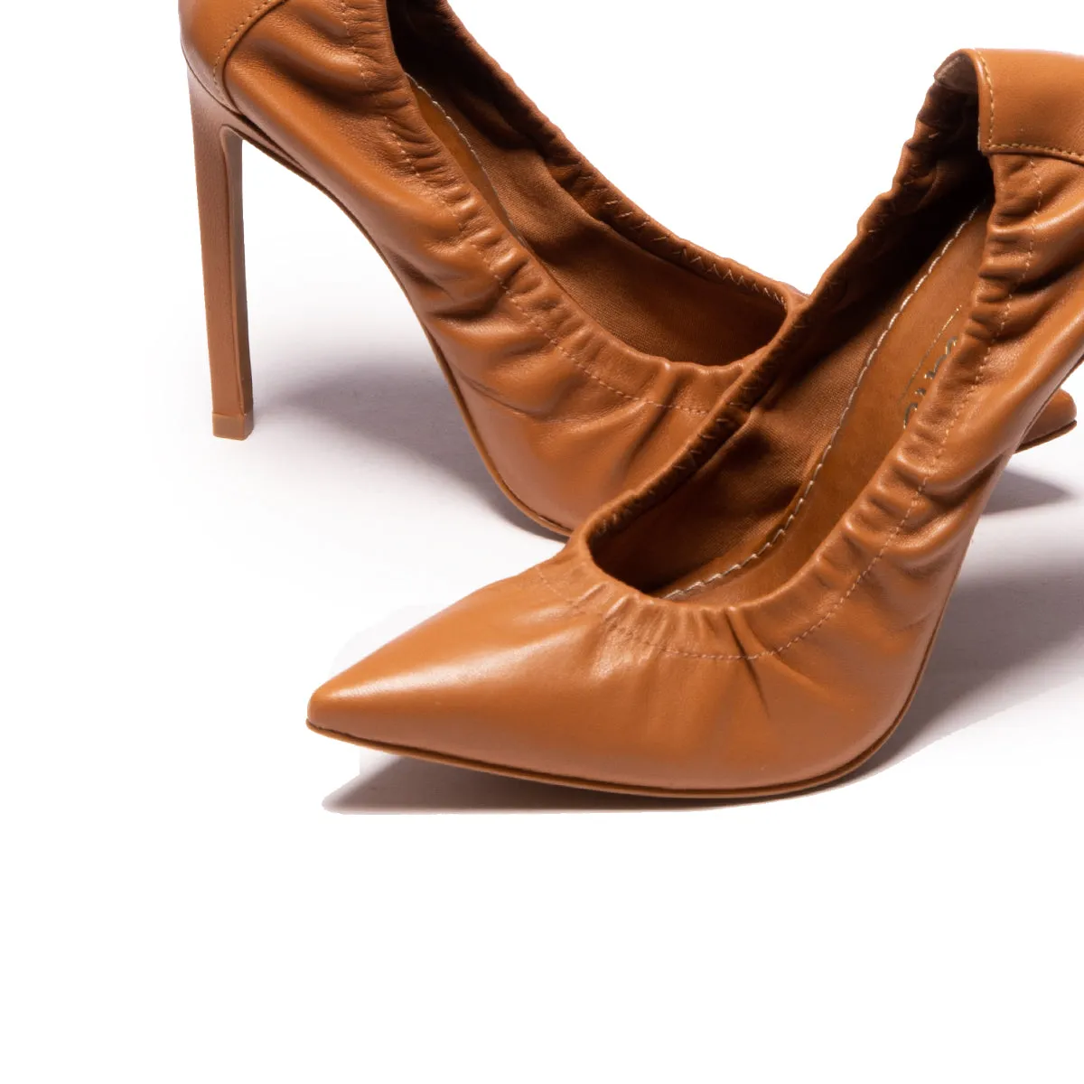 Britney Chestnut Leather