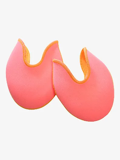 Bunheads Reversible Toe Pads Ouch Pouch Jr. Sherbert Color