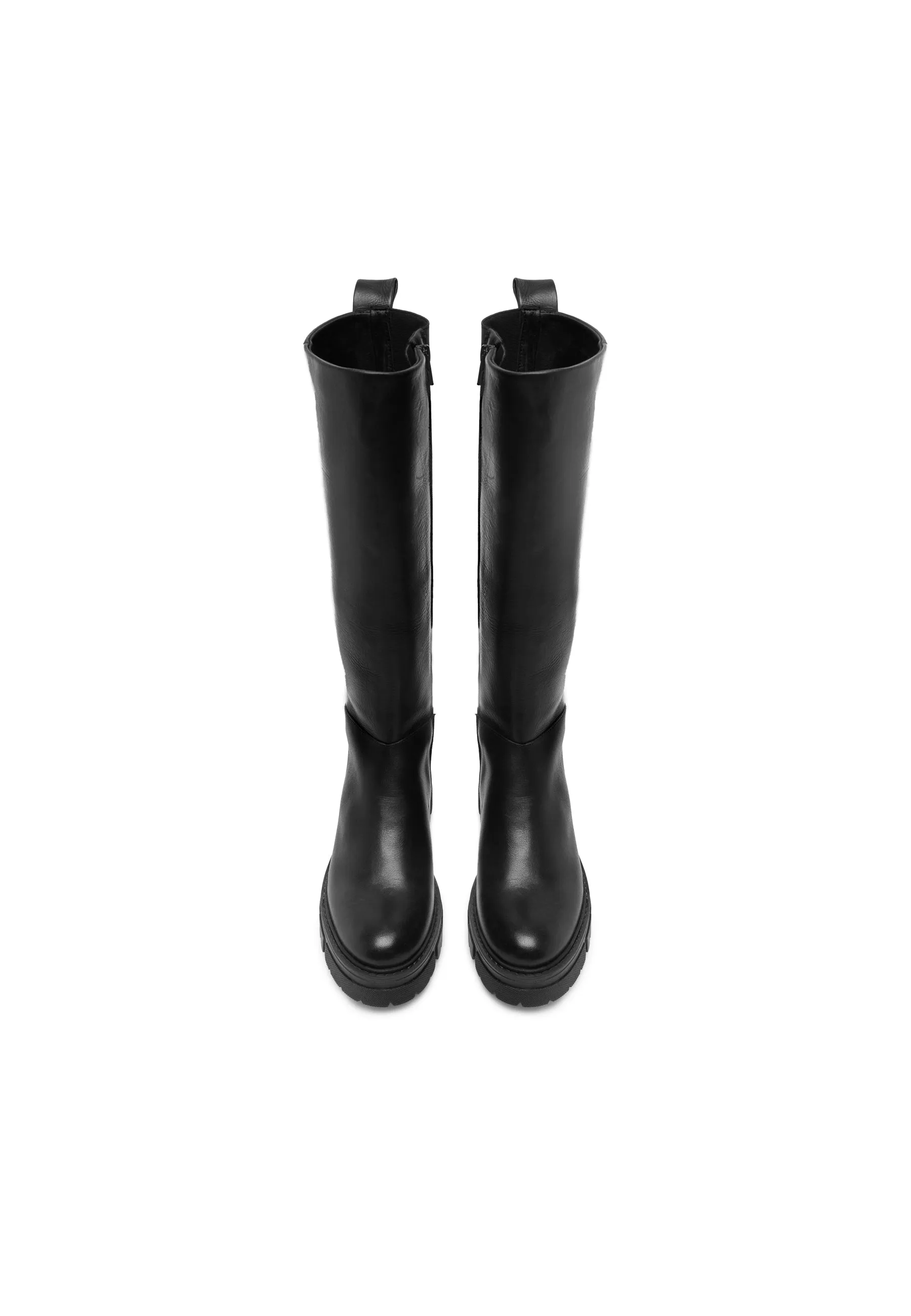 Casjida Leather Tall Boots