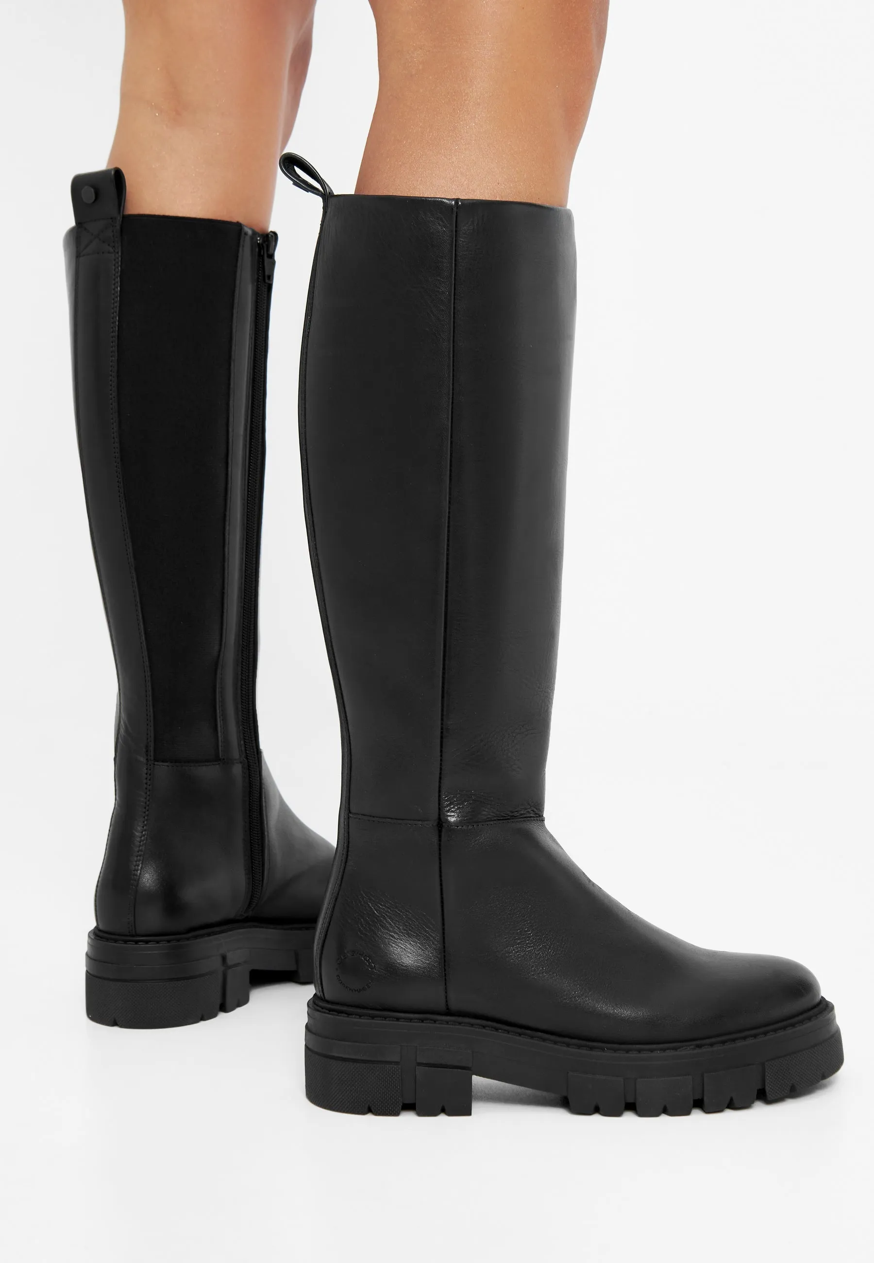 Casjida Leather Tall Boots