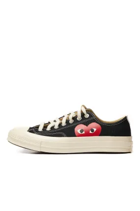 Comme des Garcons PLAY x Converse Chuck 70 Low Single Heart Shoes