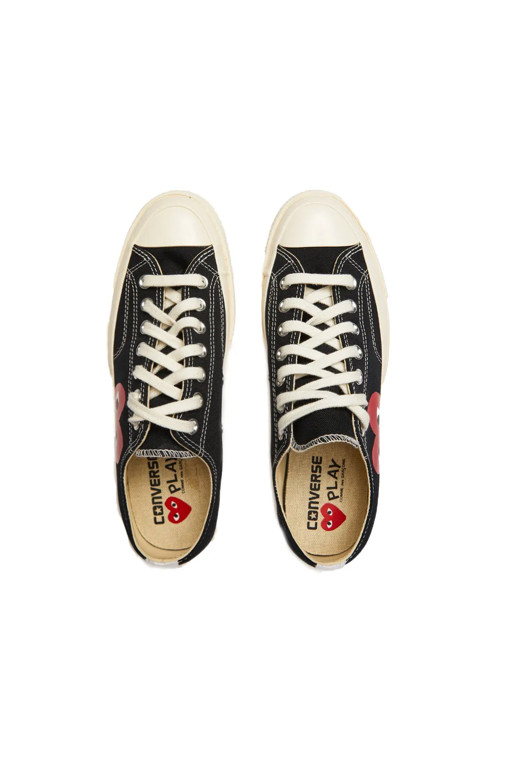 Comme des Garcons PLAY x Converse Chuck 70 Low Single Heart Shoes