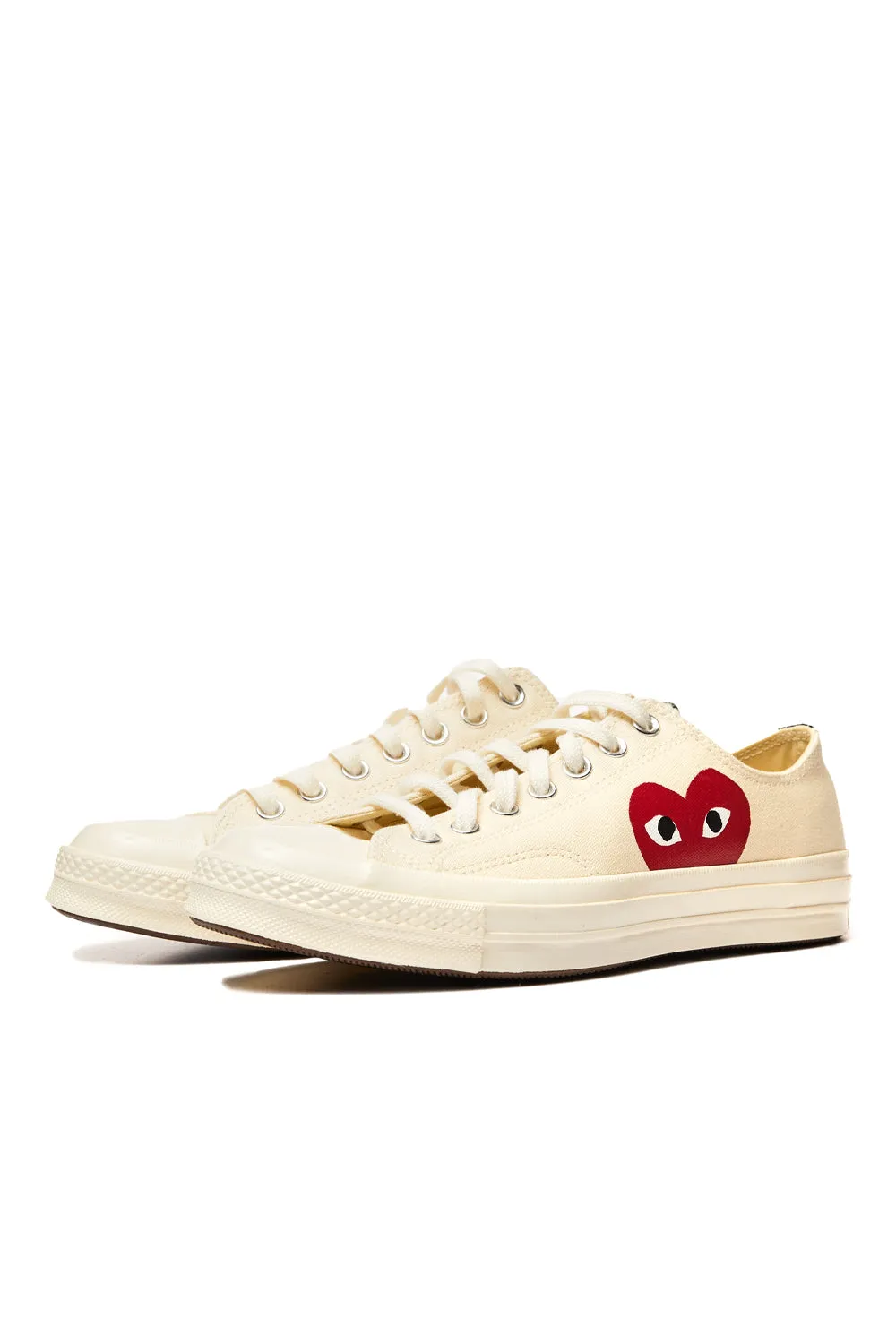 Comme des Garcons PLAY x Converse Chuck 70 Low Single Heart Shoes