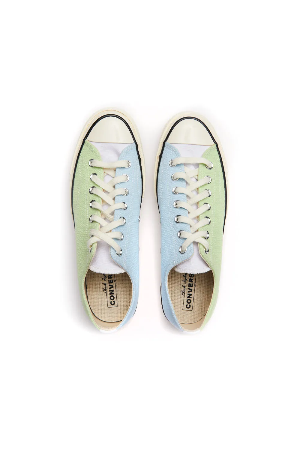 Converse CT70 Low Three Color Canvas - 'Chambray Blue/Spring Gr'