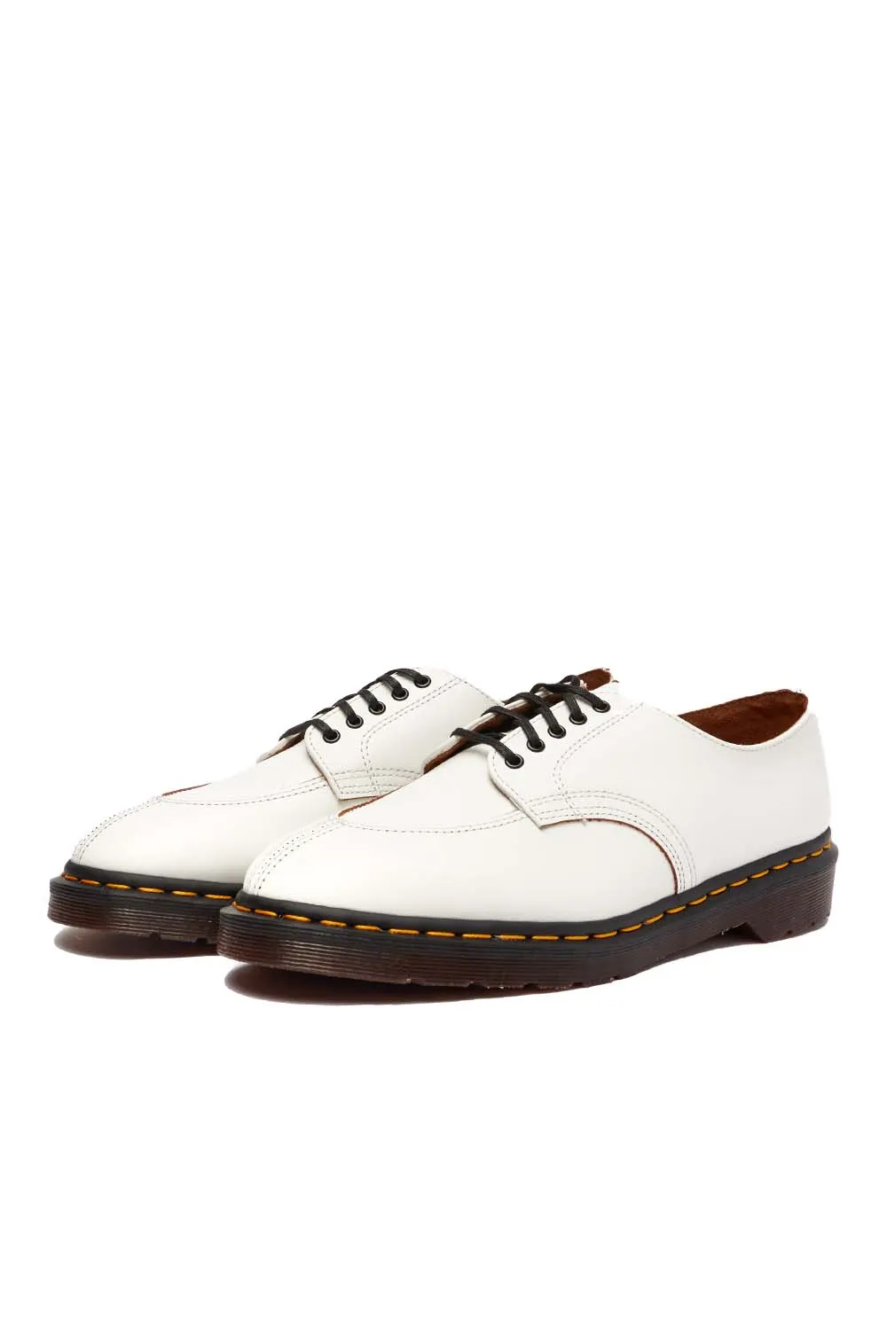 Dr Martens Mens 2046 Shoes 'White Vintage Smooth'