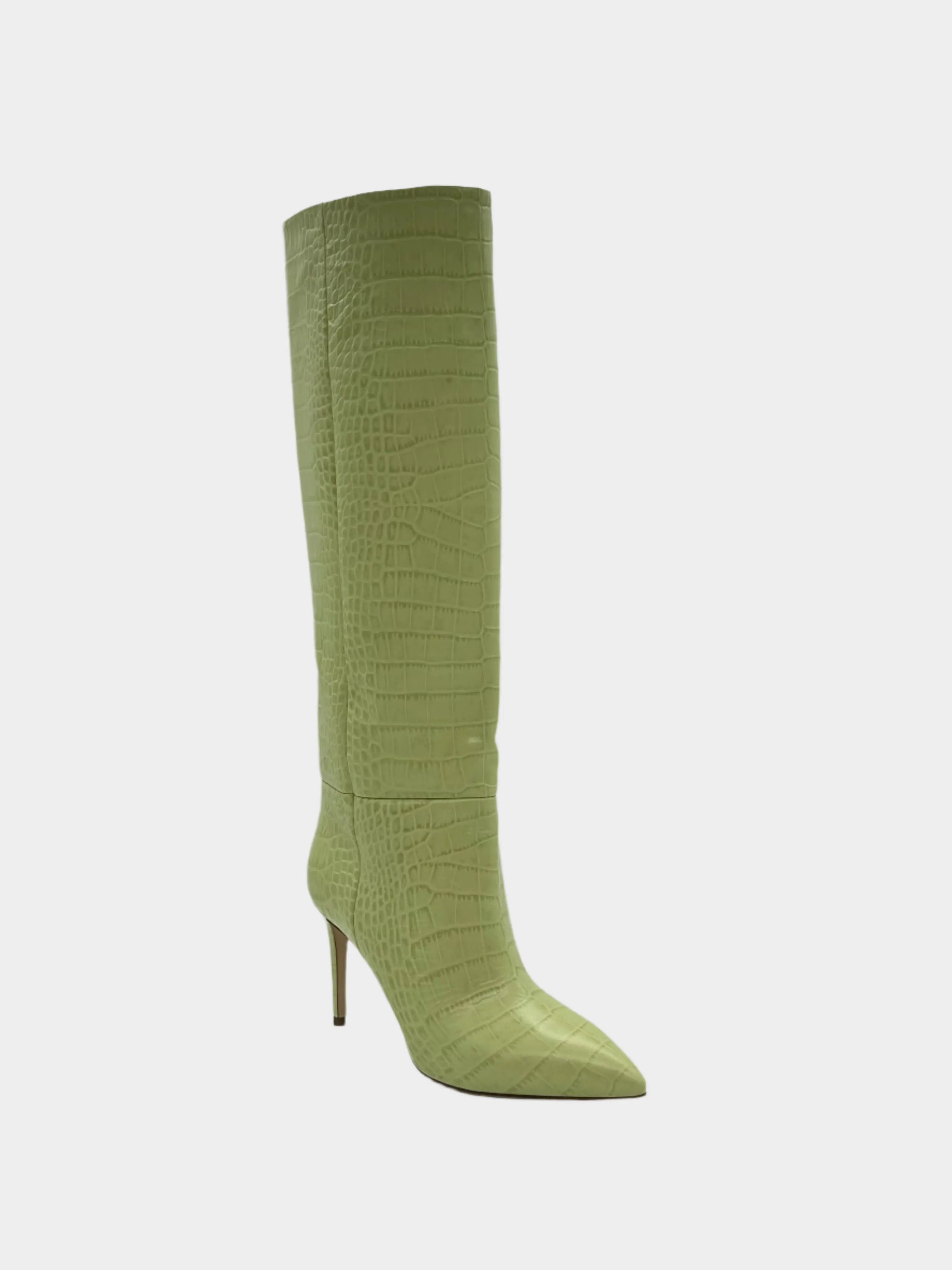 Embossed Croco Stiletto Boots