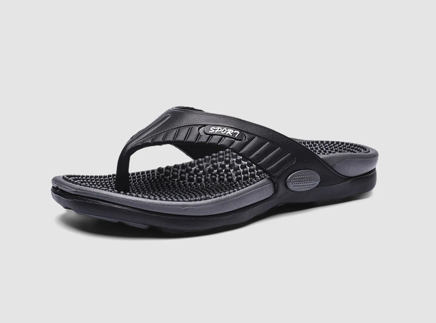 FitVille Men's RelaxStride Flip Flops