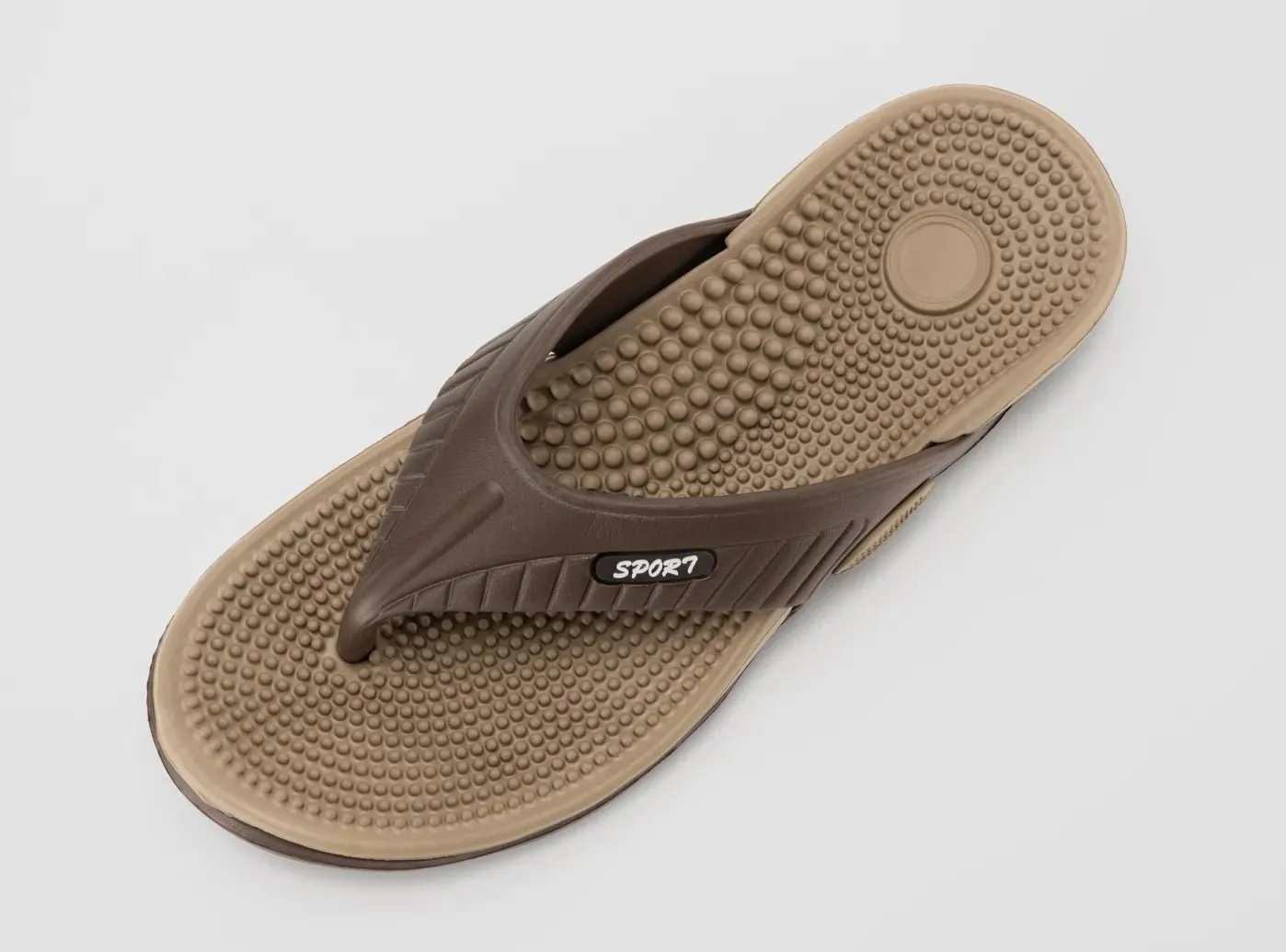 FitVille Men's RelaxStride Flip Flops