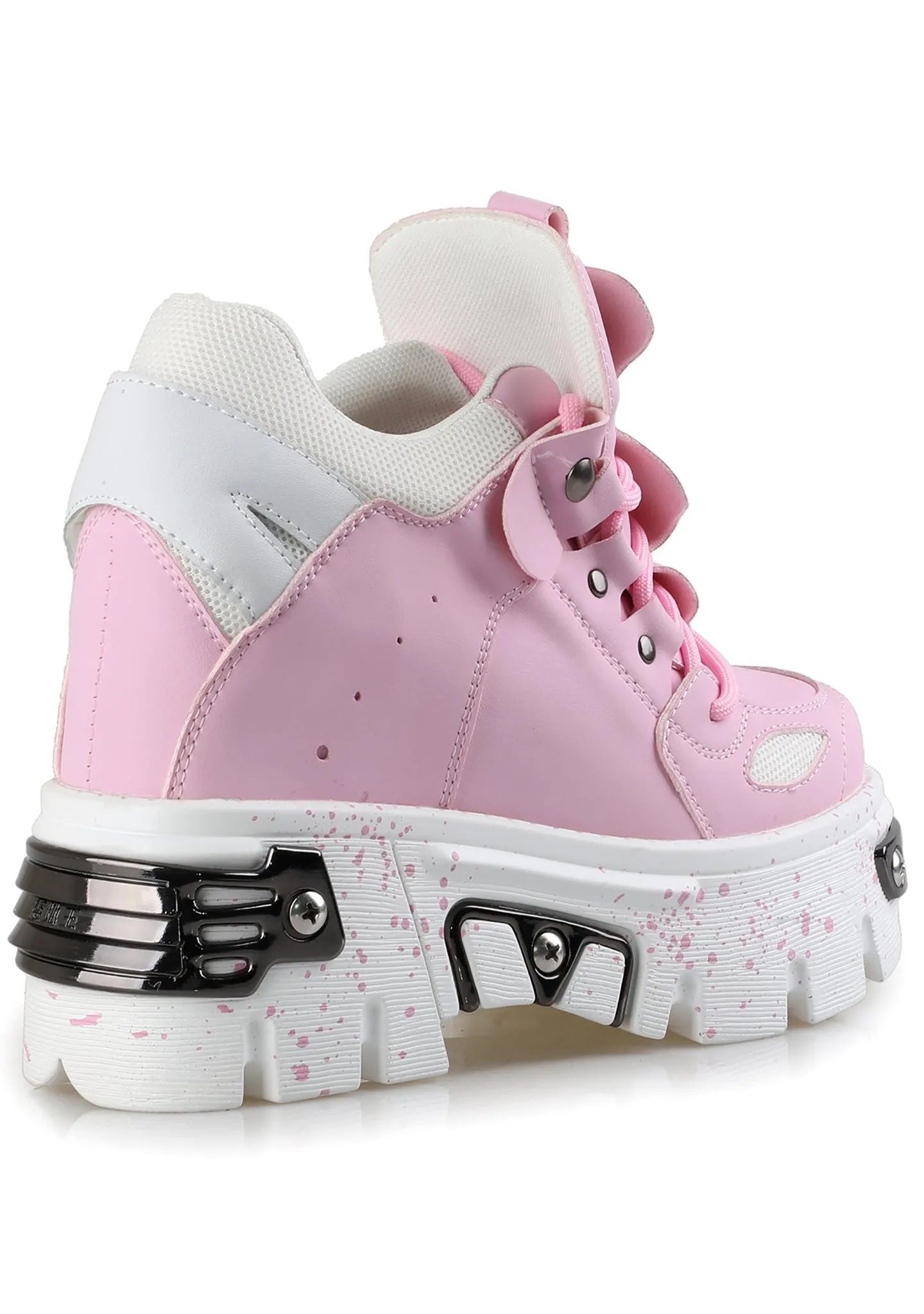 GUAVA 02 Momo Love Pink Platform Sneakers