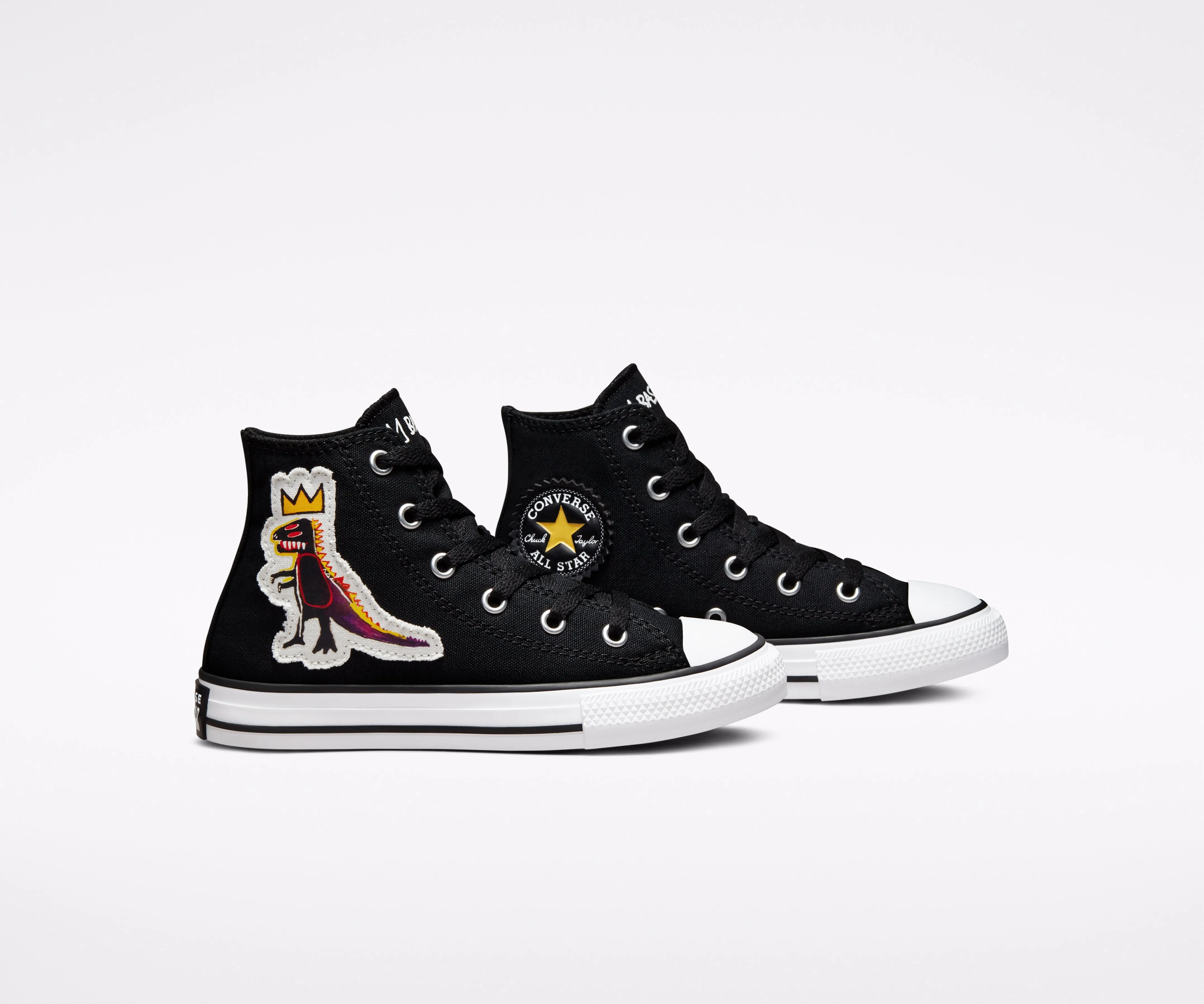 Jean-Michel Basquiat x Converse All-Star High Top Preschool Pez Dispenser Dinosaur