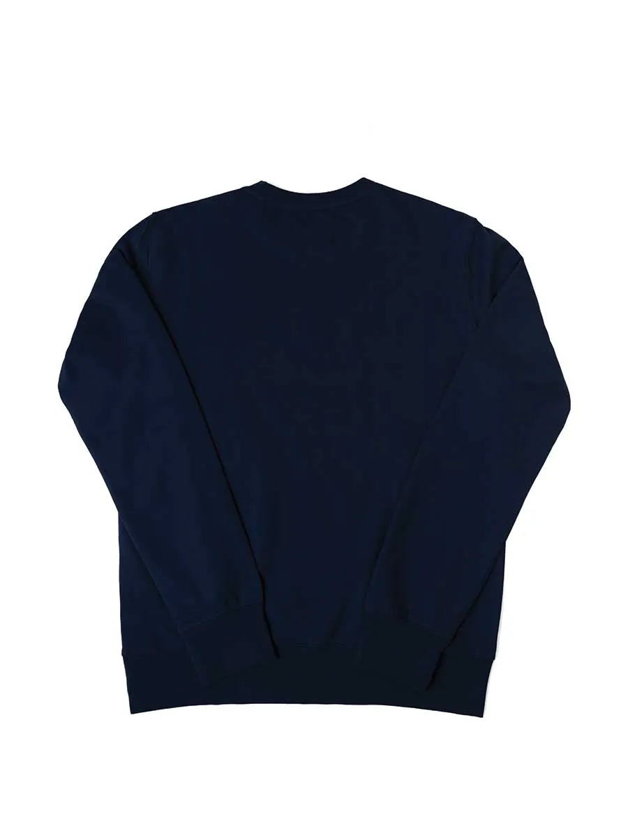 Kings Club Couture Navy Sweatshirt Born To Conquer For Men KCCSS005