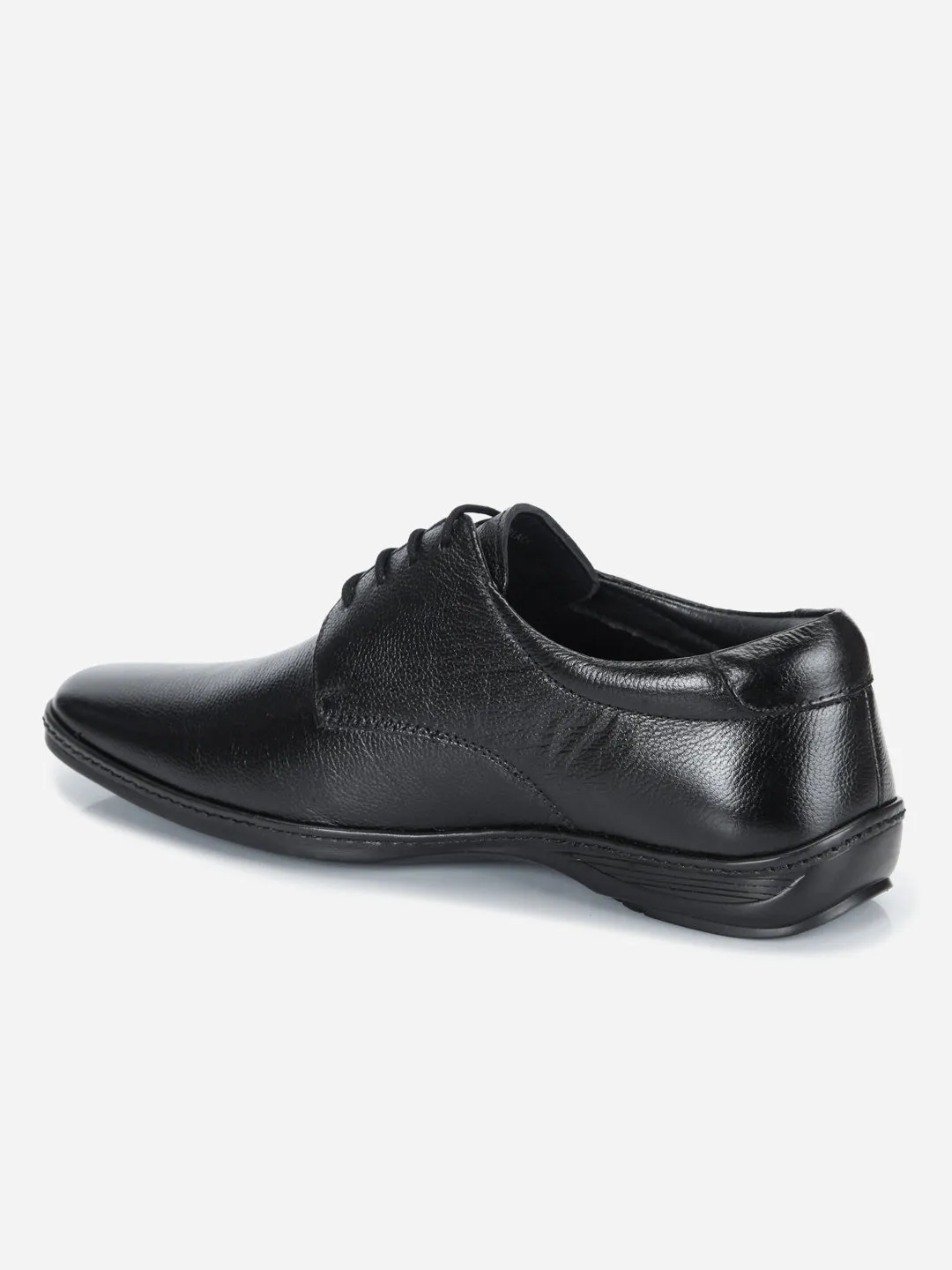 Men's Black Regular Toe Lace Up Formal (ID2165)