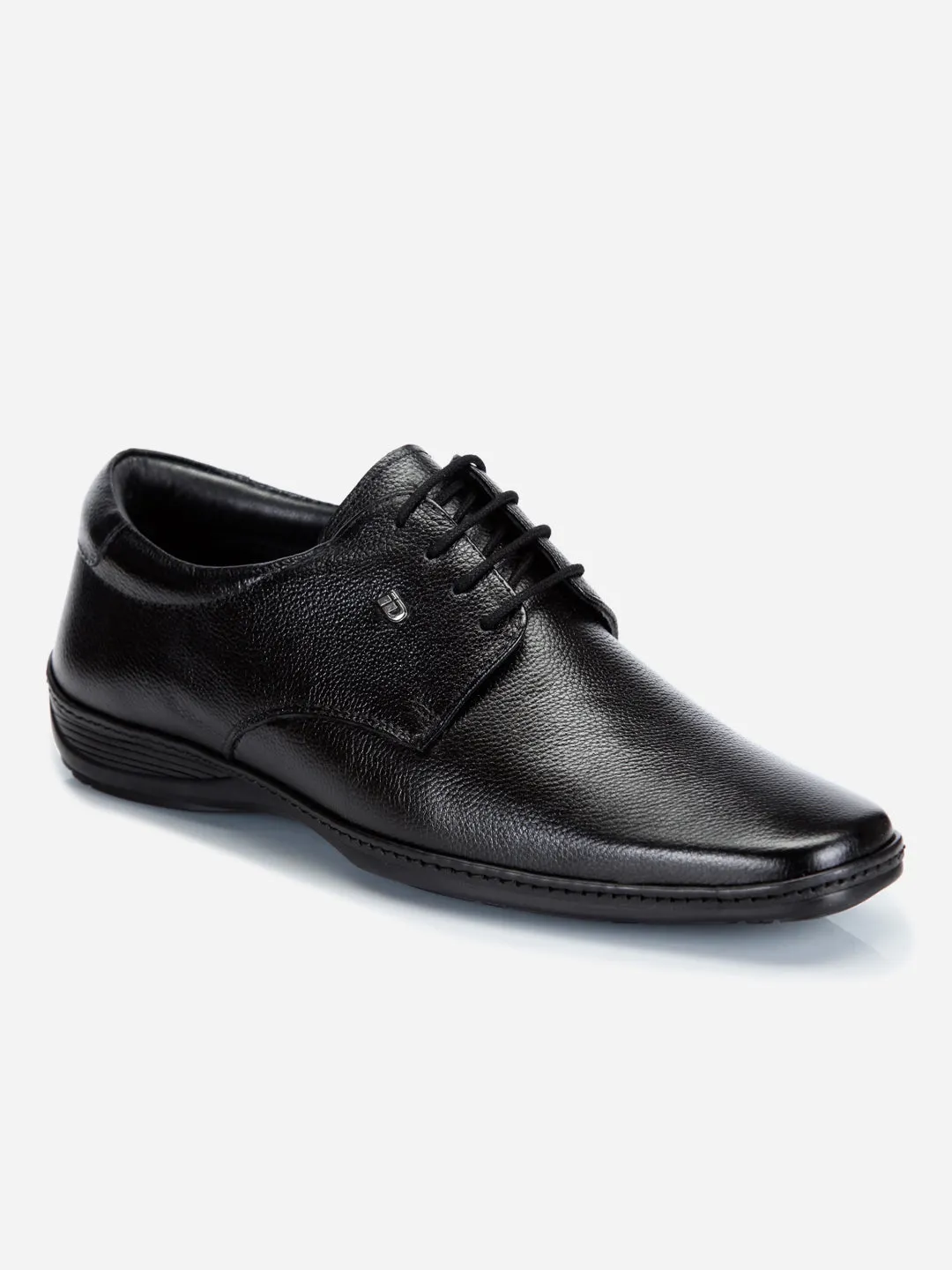 Men's Black Regular Toe Lace Up Formal (ID2165)