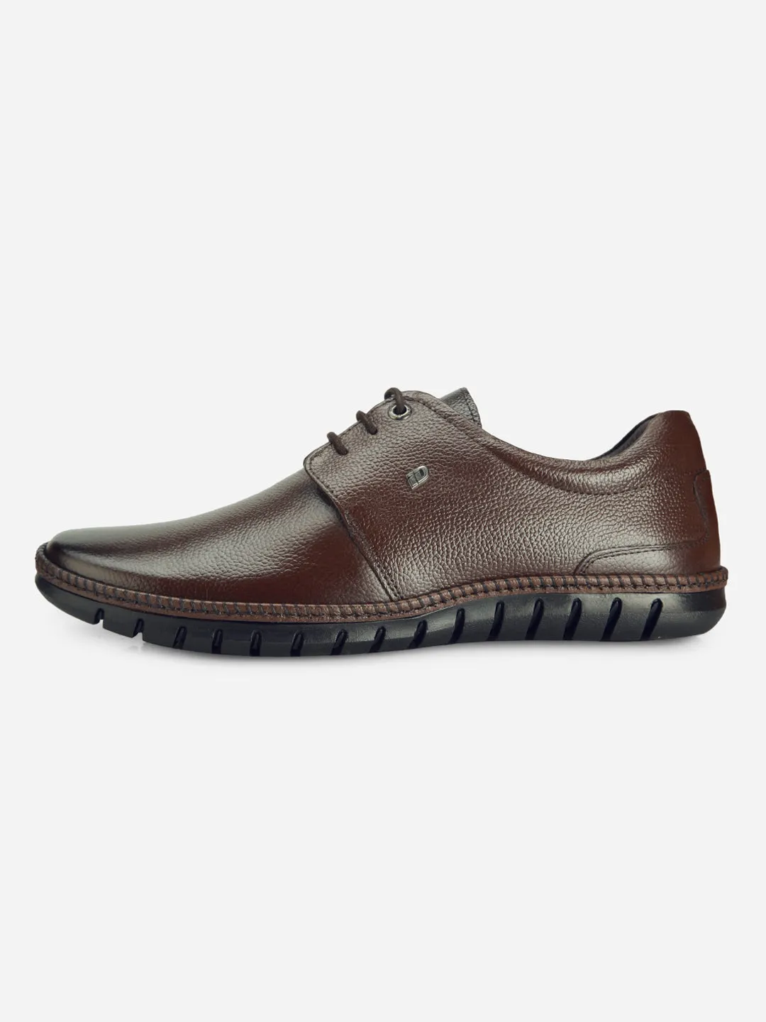 Men's Brown Comfort Fit Semi Formal Lace Up (ID2072)