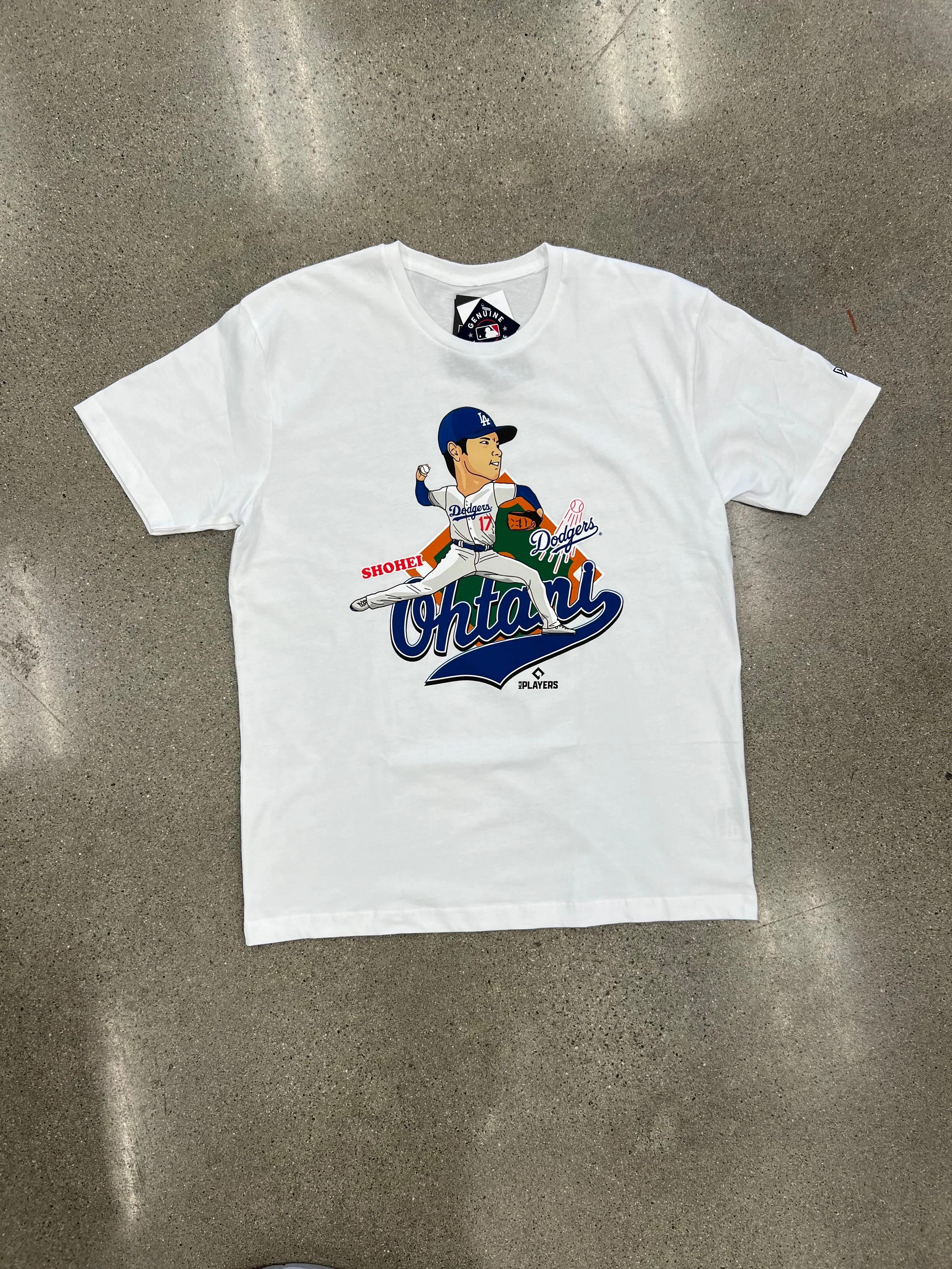 NEW ERA LOS DODGERS SHOHEI OHTANI TEE WHITE