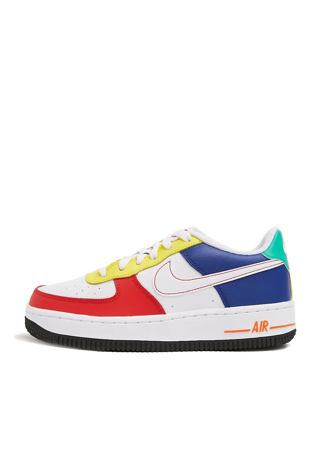 Nike Kids Air Force 1 Low LV8 BG 'University Red/White/Royal Blue'