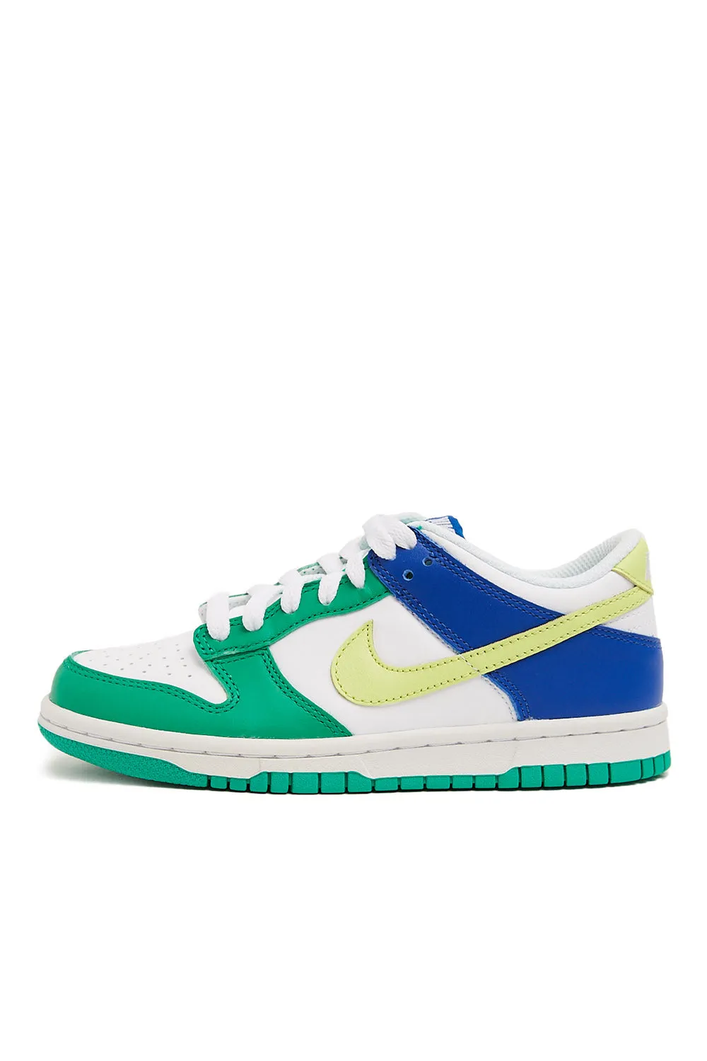 Nike Kids Dunk Low 'White/Light Lemon Twist/Stadium Green'