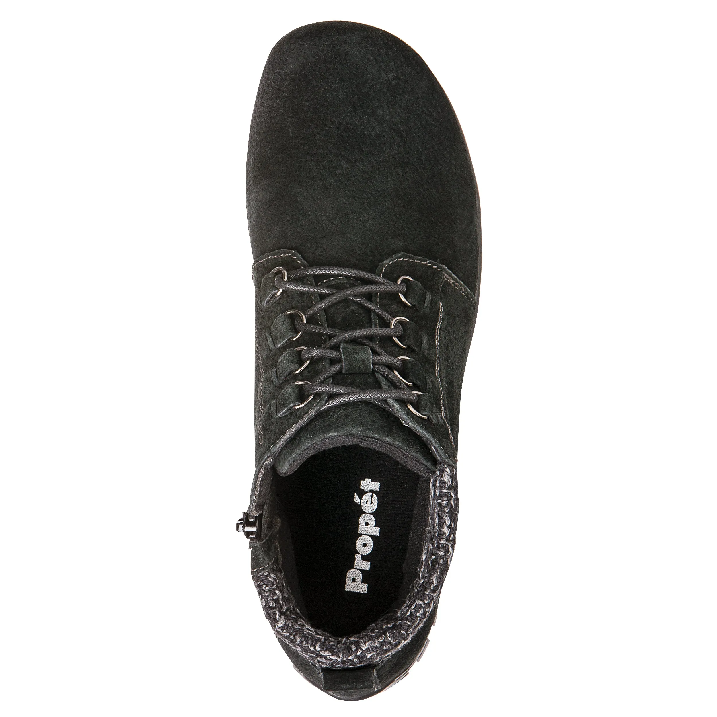 Propet Women's Boot- Delaney WFV002S - Black Suede