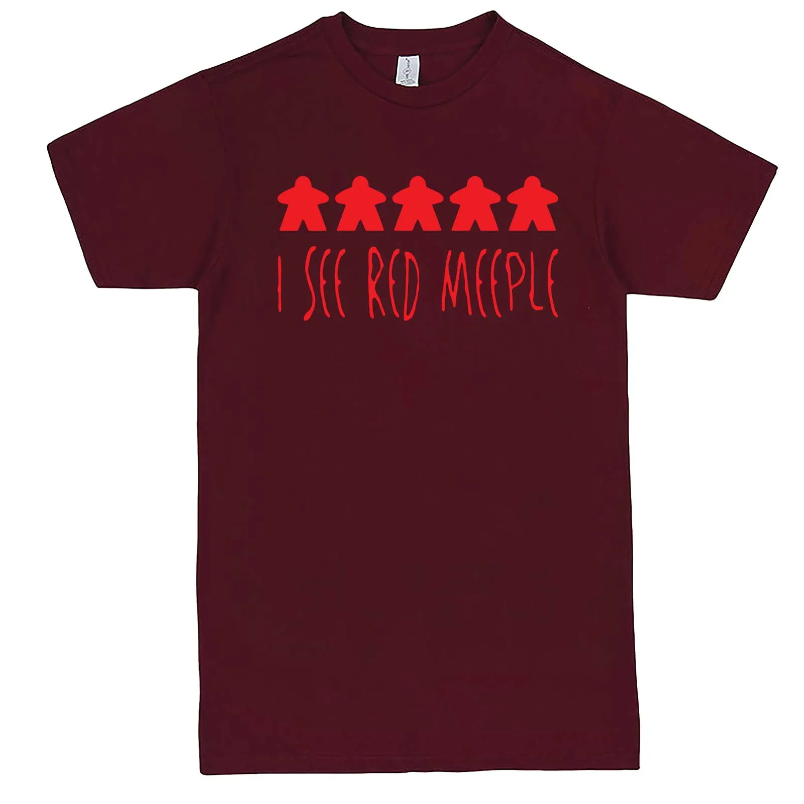 "I See Red Meeple" men's t-shirt