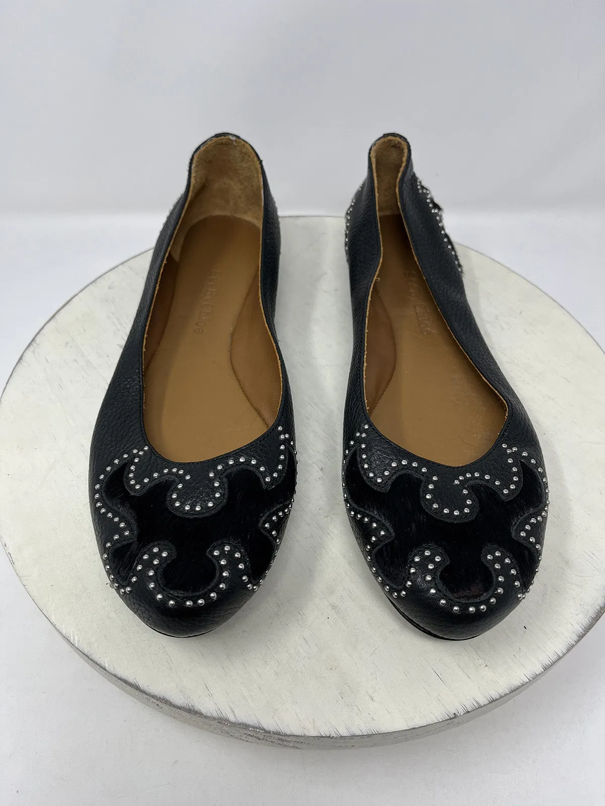 See By Chloe Size 9.5 Black Studded Shoes