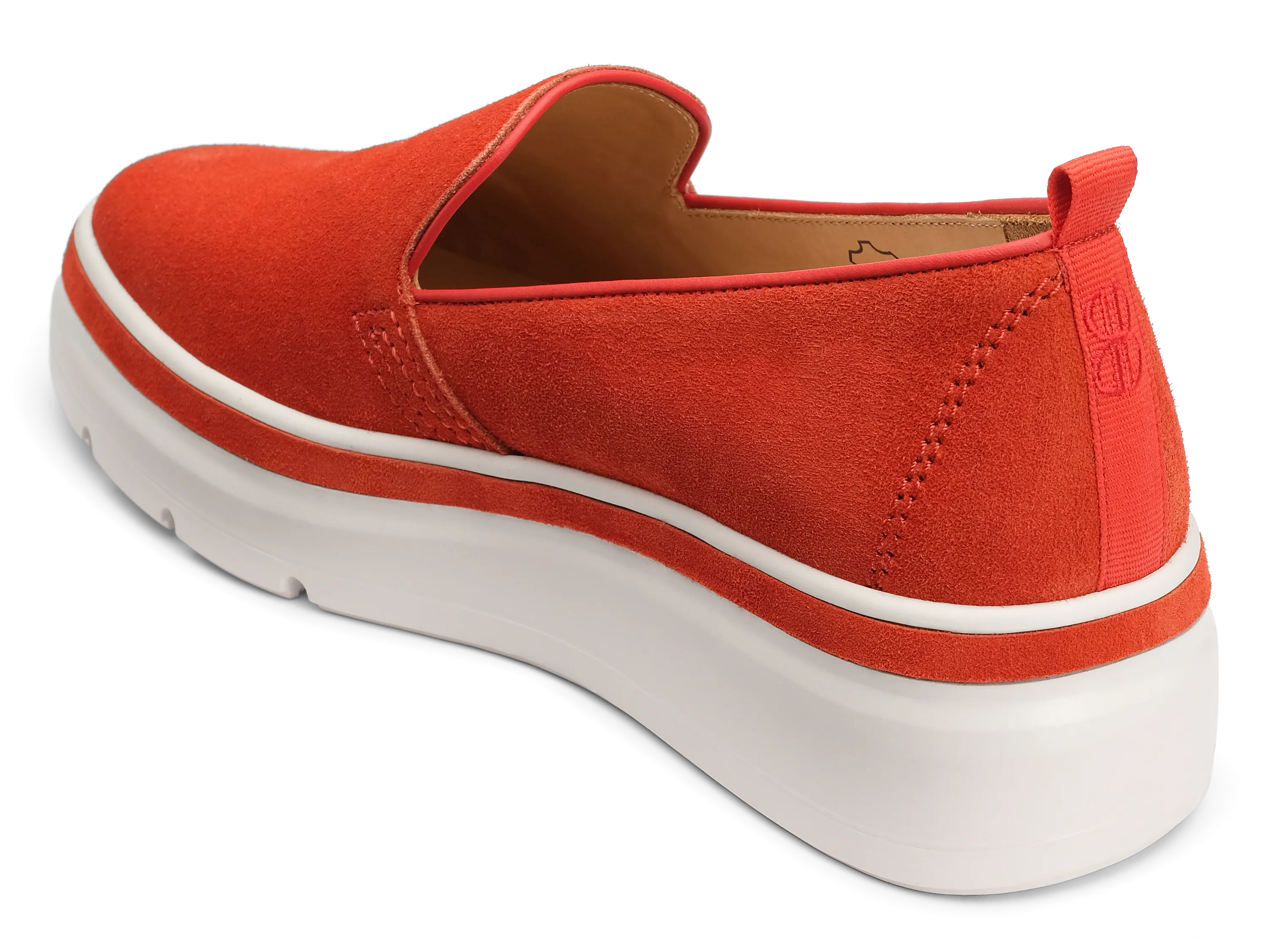 Sutton Suede Sneaker - Cherry Tomato