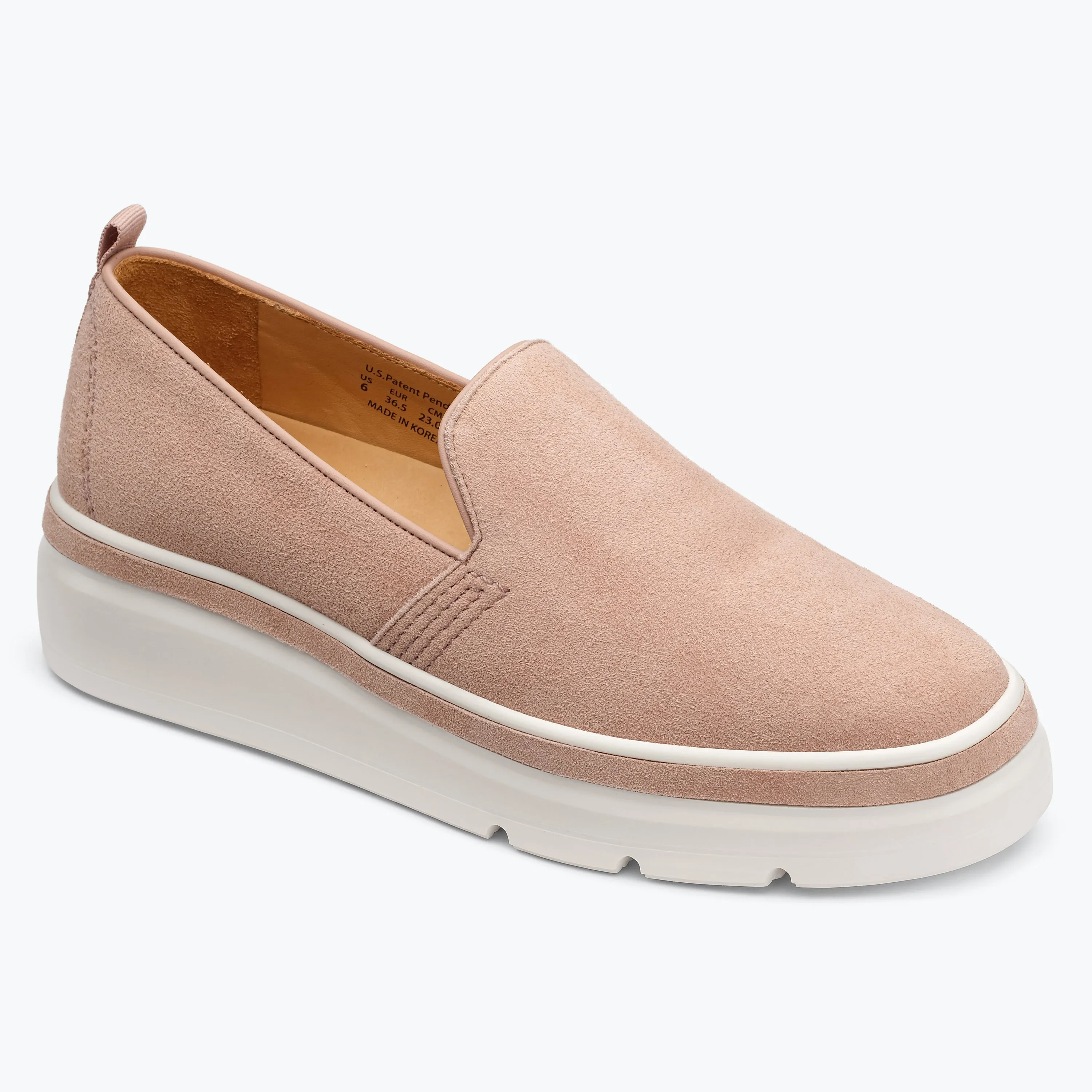 Sutton Suede Sneaker - Wood Rose